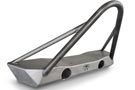 Bare steel Brawler Lite Front Bumper w/ Trail Stinger