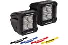 Pro Comp Square S4 GEN3 LED Flood Lights comes with 4 color inserts
