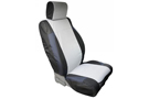 Rampage Custom Fit Polycanvas Front Seat Cover in Black and Gray
