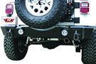 Rear Recovery Bumper w/ Receiver installed on a Jeep