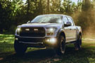 Ford truck equipped with Rigid D-Series Pro driving lights 