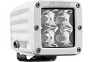 Rigid D-Series Pro spot light is available in black and white powder coat finish