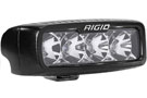 Rigid SR-Q Pro flood light in black housing and surface mount bracket