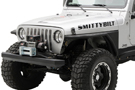 Smittybilt SRC Classic Rock Crawler Front Bumper on Jeep Wrangler