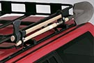 Surco Axe and Shovel Carrier attached on the cargo basket