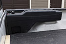 SideKick Transfer Gas Tank mounted on truck bed corner