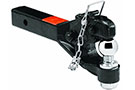Receiver Mount One-Piece Pintle Combo with 1-7/8-inch Ball