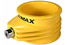 Yellow painted Trimax Fifth Wheel Lock