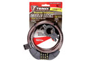 Trimax Coiled Resettable Combination Cable Lock w/ Bracket - TRC12