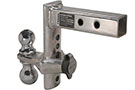 8-inch Stainless Steel Trimax Drop Hitch Rear View