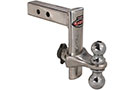 8-inch Trimax Drop Hitch in Stainless Steel Finish