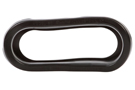 Open Back Oval Black PVC Grommet from Truck-Lite