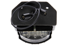 Black Bracket Mount Rectangular LED License Light