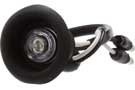 Grommet Mount Round LED License Light with Clear Lens