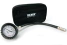 2.5in. Tire Gauge with Hose (0 to 15 PSI w/ Storage Pouch) - 90073