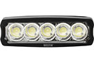 Westin Fusion5 LED Single Row Light Bar in black housing with clear lens