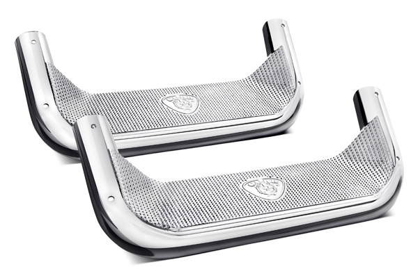 CARR Super Hoop XM3 Polished Truck Steps Pair 15-17 Colorado/Canyon 123332 