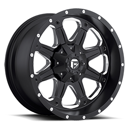 Fuel Wheels D534 Boost Matte Black and Milled Finish | 4WheelOnline.com