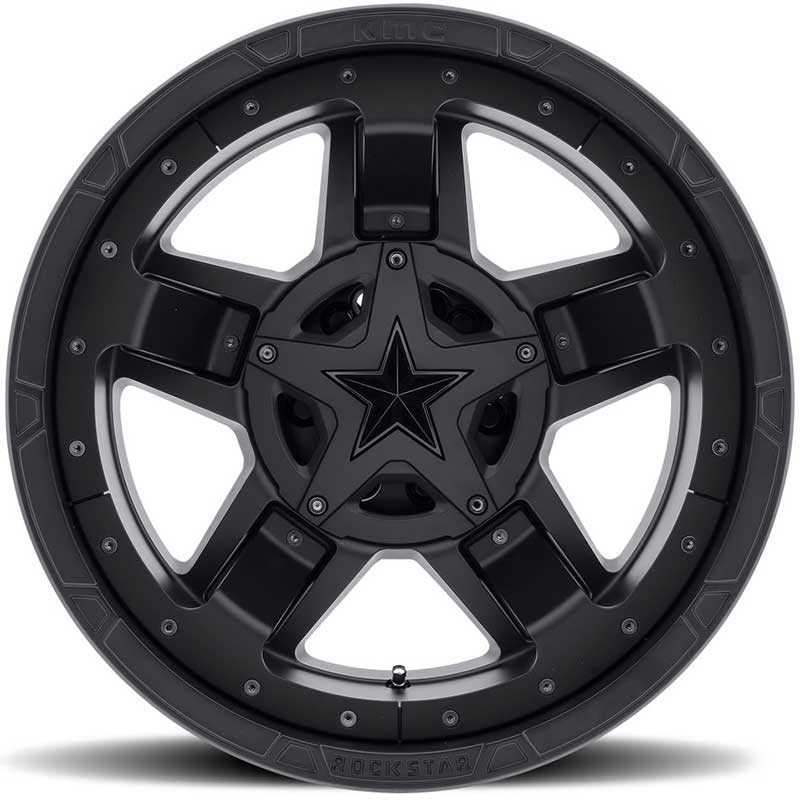 Kmc Rockstar Rs Matte Black Wheels Wheelonline Com