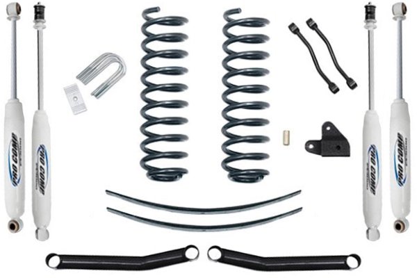 2WD/4WD XJ Pro Comp 55592 3" Front Coil Spring Set for 1984-2001 Jeep Cherokee