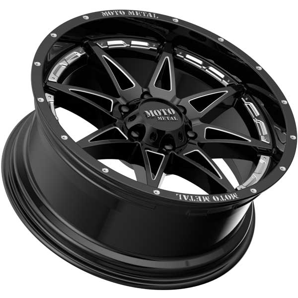 Moto Metal MO993 Hydra Gloss Black Milled Wheels | 4WheelOnline.com