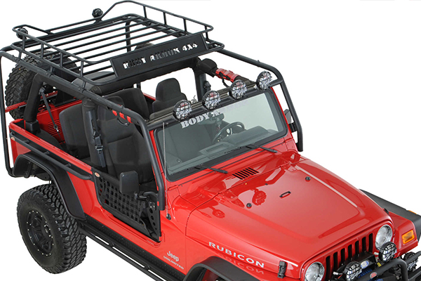 1997-2006 Jeep Wrangler TJ & TJL Body Armor Roof Rack Base Kit |  