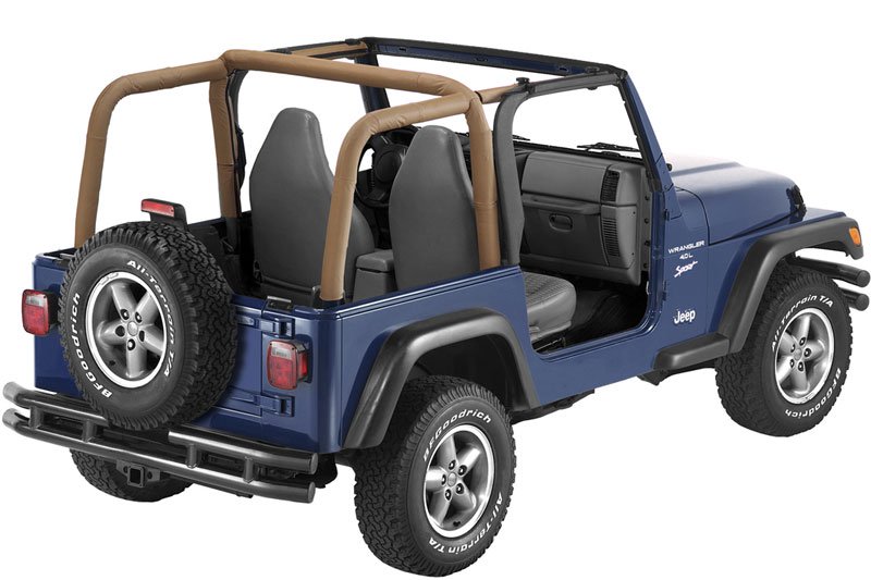 Bestop Jeep Sport Bar Covers for 1997-2002 Wrangler TJ ...