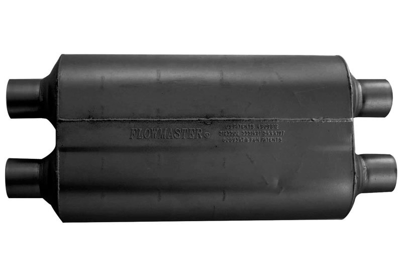 Flowmaster 524554 Super 50 Series Series Muffler 2.25/" Dual Inlet//Dual Outlet