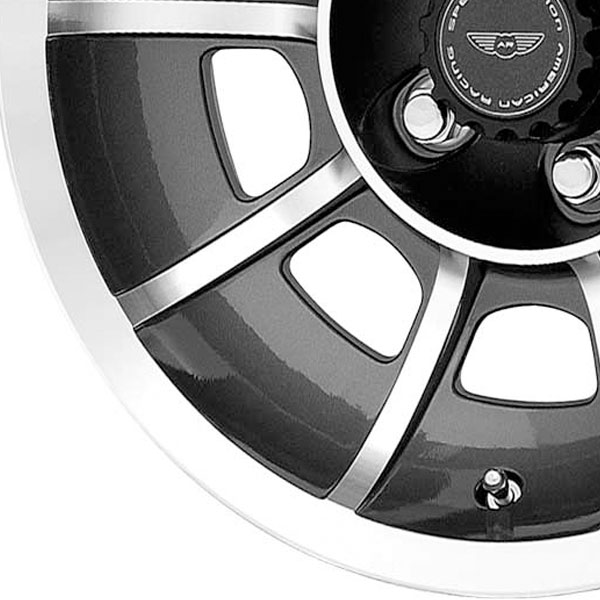 American Racing Vn47 Vector Satin Black Machined Wheels