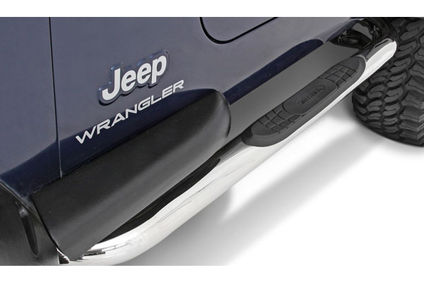 Smittybilt 1997-06 Fits Jeep Wrangler TJ Sure Steps 3/" Side Bar Stainless Steel