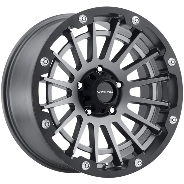 Vision Wheels C416SB-6V Satin Black Center Cap