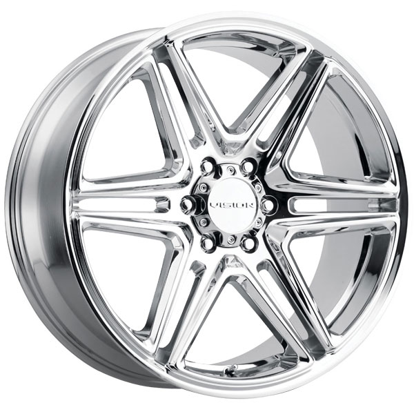 Vision 476 Wedge Chrome Wheels | 4WheelOnline.com