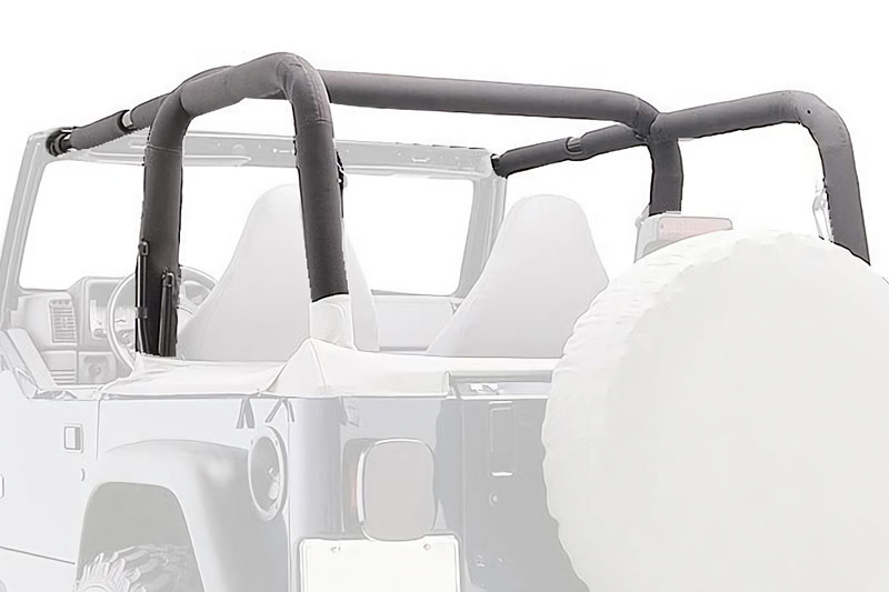 Rampage Full Roll Bar Padding Kit For 92 95 Jeep Yj 4wheelonline Com